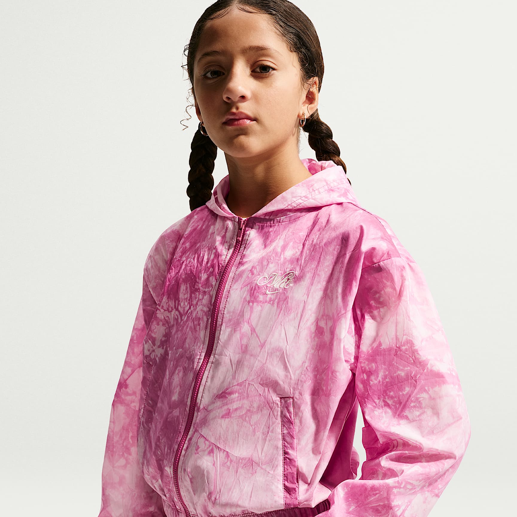 S track jersey jacket lace ピンク THEREDTHREAD / ザレッドスレッド】S track jersey jacket lace
